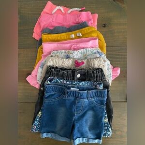 10 pairs 3T girls shorts
